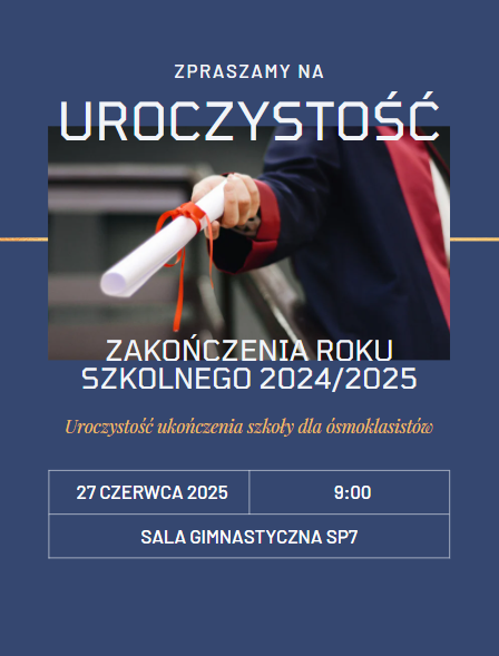 Zakończenie roku szkolnego